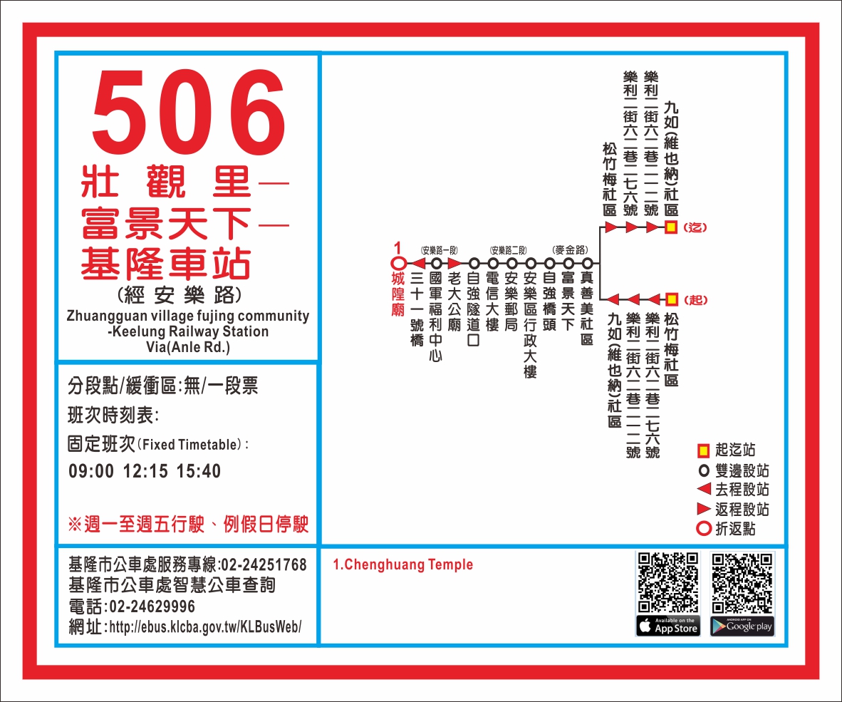 506壯觀里-富景天下-基隆車站路線圖